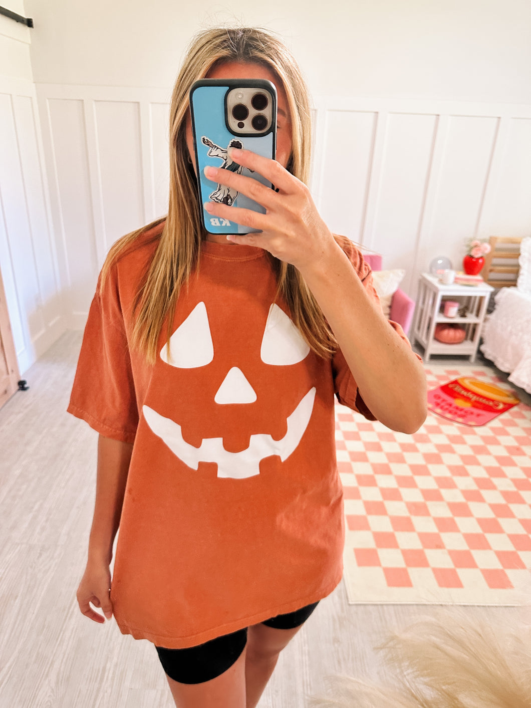 Burnt Orange Spooky Tee