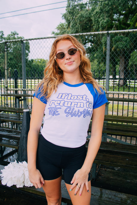 Return to the swamp baby tee
