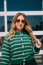 Load image into Gallery viewer, Green button up sweater