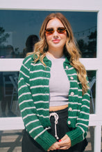 Load image into Gallery viewer, Green button up sweater