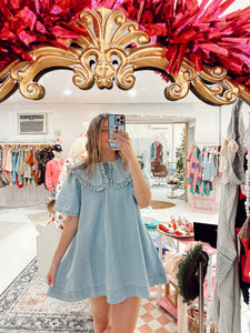 Denim Babydoll Dress