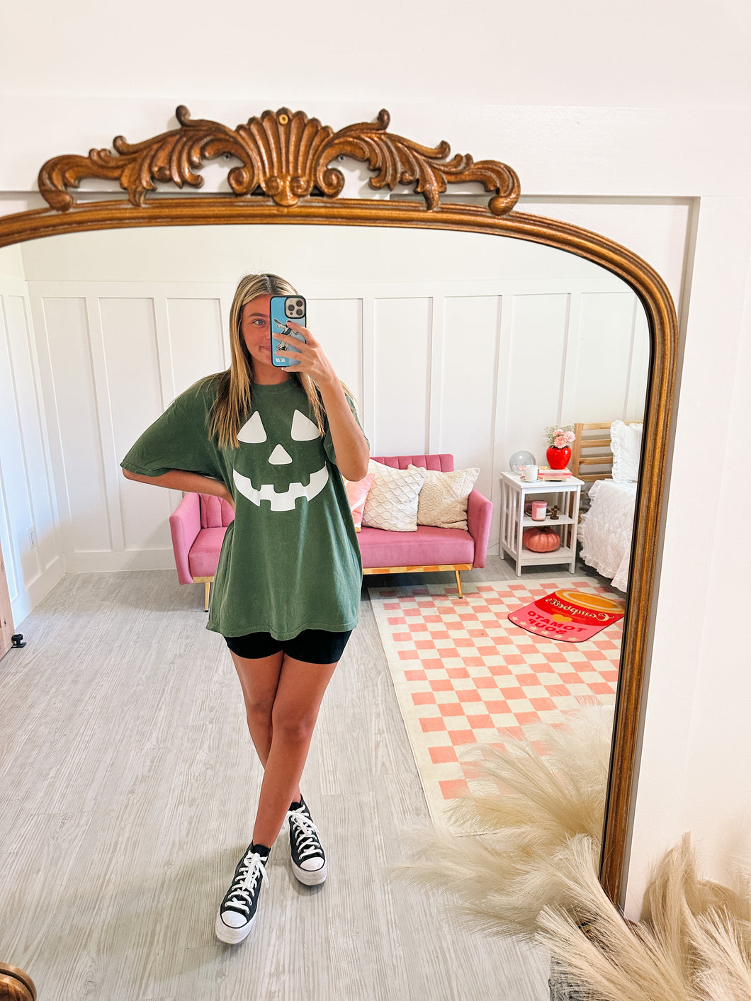 Army Green Spooky Tee