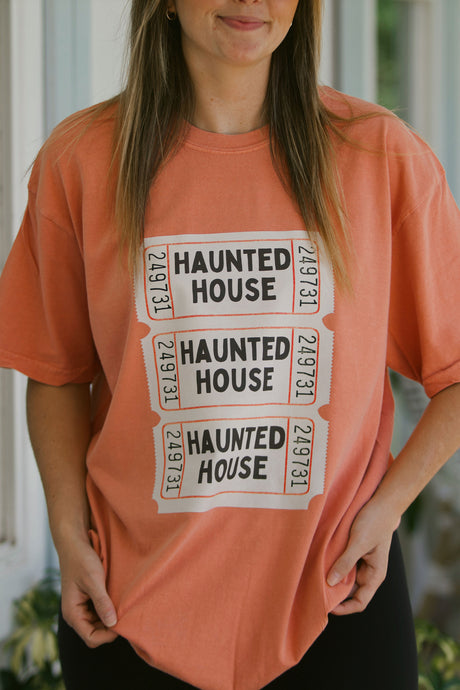 Haunted House Ticket Tee