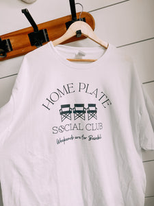 Home plate social club tee