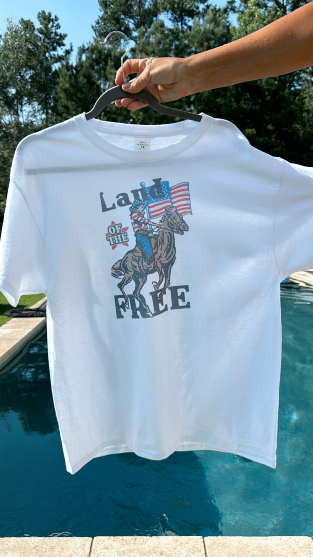 Land of the free tee