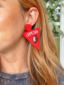 Game day earrings
