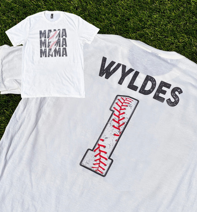 Custom Baseball Tee