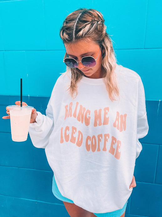 Bring me an iced coffee crew