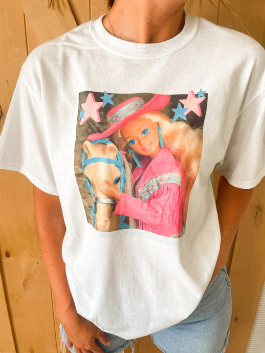 Cowgirl Barbie tee