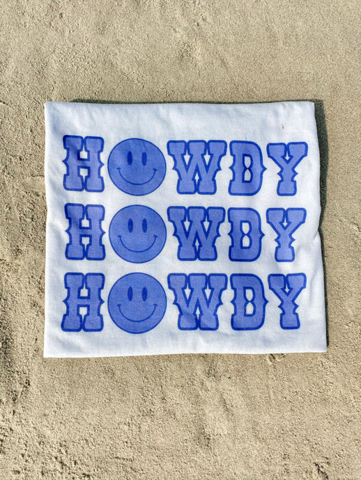 Howdy (Blue) Tee