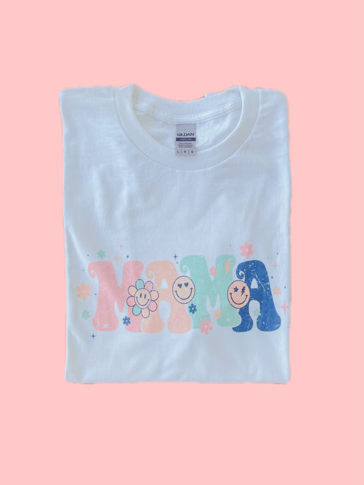 Mama floral tee