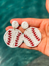 Load image into Gallery viewer, Baseball Earrings